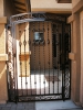 Massive & solid entry gate; solid twisted pickets & scrolls